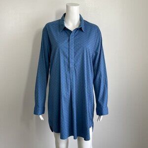 MONROW Long Sleeve Shirt Dress - M